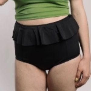 Kortni Jeane Peplum Bottoms Black